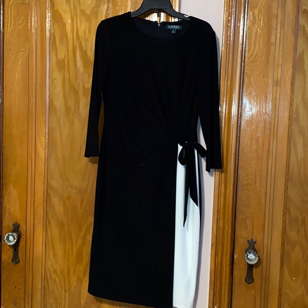 Black midi dress by Lauren Ralph Lauren